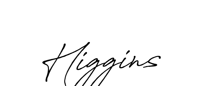 Once you've used our free online signature maker to create your best signature Antro_Vectra_Bolder style, it's time to enjoy all of the benefits that Higgins name signing documents. Higgins signature style 7 images and pictures png