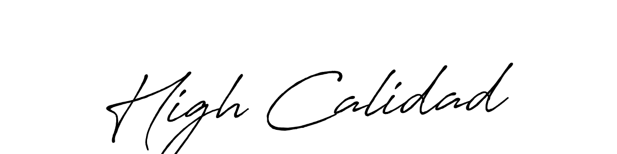 This is the best signature style for the High Calidad name. Also you like these signature font (Antro_Vectra_Bolder). Mix name signature. High Calidad signature style 7 images and pictures png