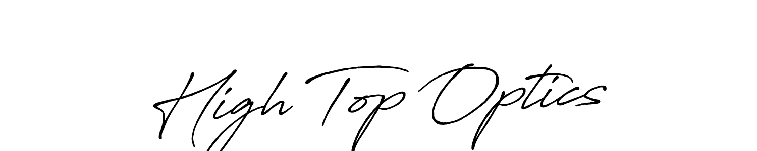 Make a beautiful signature design for name High Top Optics. Use this online signature maker to create a handwritten signature for free. High Top Optics signature style 7 images and pictures png