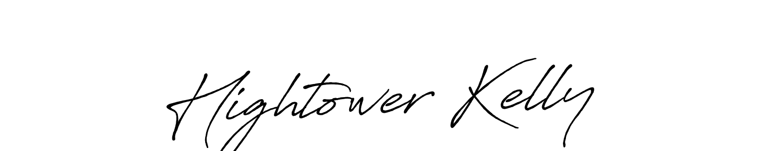 Design your own signature with our free online signature maker. With this signature software, you can create a handwritten (Antro_Vectra_Bolder) signature for name Hightower Kelly. Hightower Kelly signature style 7 images and pictures png