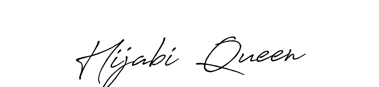 How to Draw Hijabi  Queen signature style? Antro_Vectra_Bolder is a latest design signature styles for name Hijabi  Queen. Hijabi  Queen signature style 7 images and pictures png