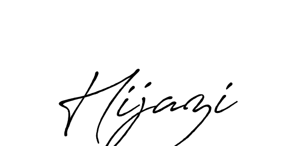 Also You can easily find your signature by using the search form. We will create Hijazi name handwritten signature images for you free of cost using Antro_Vectra_Bolder sign style. Hijazi signature style 7 images and pictures png