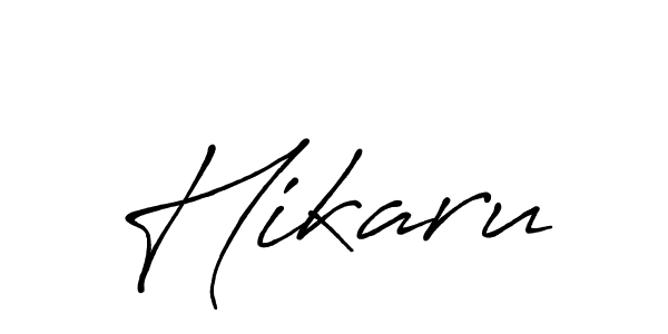 Hikaru stylish signature style. Best Handwritten Sign (Antro_Vectra_Bolder) for my name. Handwritten Signature Collection Ideas for my name Hikaru. Hikaru signature style 7 images and pictures png