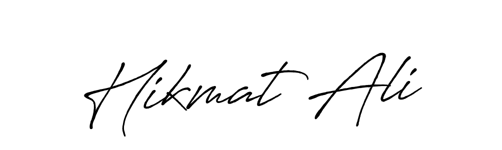 The best way (Antro_Vectra_Bolder) to make a short signature is to pick only two or three words in your name. The name Hikmat Ali include a total of six letters. For converting this name. Hikmat Ali signature style 7 images and pictures png