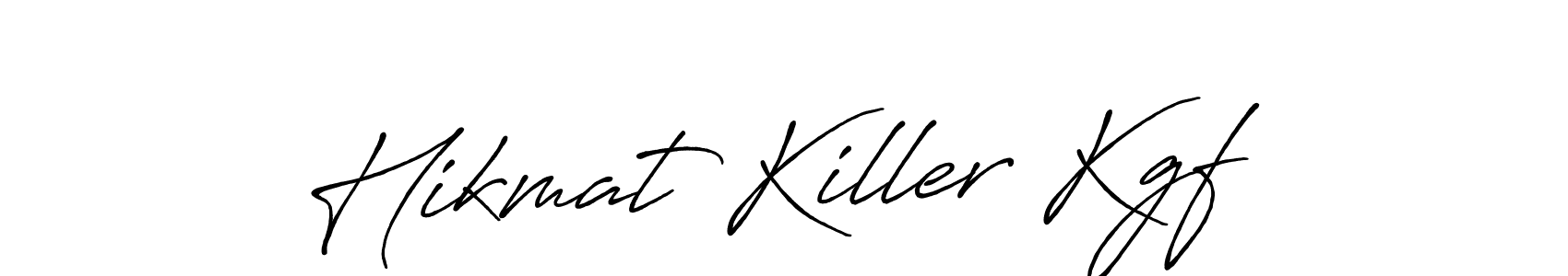 Check out images of Autograph of Hikmat Killer Kgf name. Actor Hikmat Killer Kgf Signature Style. Antro_Vectra_Bolder is a professional sign style online. Hikmat Killer Kgf signature style 7 images and pictures png