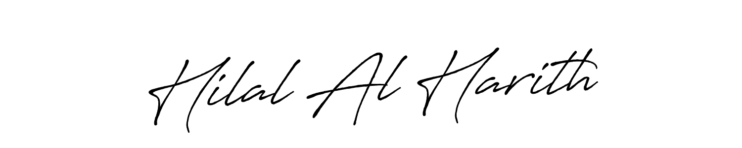 Antro_Vectra_Bolder is a professional signature style that is perfect for those who want to add a touch of class to their signature. It is also a great choice for those who want to make their signature more unique. Get Hilal Al Harith name to fancy signature for free. Hilal Al Harith signature style 7 images and pictures png