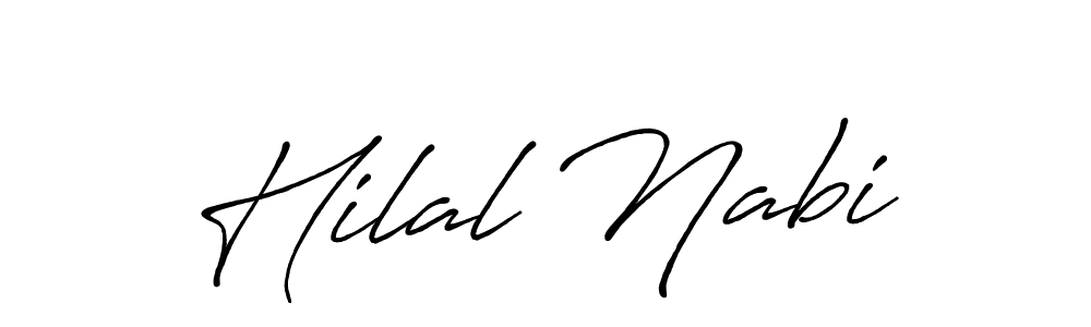 Hilal Nabi stylish signature style. Best Handwritten Sign (Antro_Vectra_Bolder) for my name. Handwritten Signature Collection Ideas for my name Hilal Nabi. Hilal Nabi signature style 7 images and pictures png