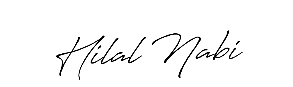 Hilal Nabi stylish signature style. Best Handwritten Sign (Antro_Vectra_Bolder) for my name. Handwritten Signature Collection Ideas for my name Hilal Nabi. Hilal Nabi signature style 7 images and pictures png