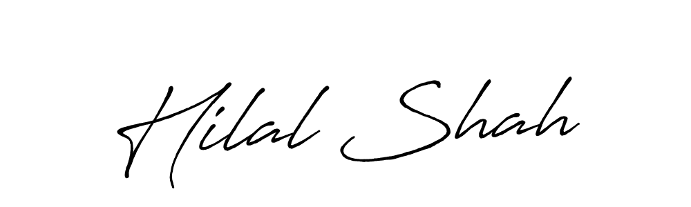 Make a beautiful signature design for name Hilal Shah. Use this online signature maker to create a handwritten signature for free. Hilal Shah signature style 7 images and pictures png