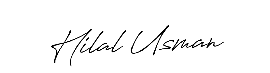 Antro_Vectra_Bolder is a professional signature style that is perfect for those who want to add a touch of class to their signature. It is also a great choice for those who want to make their signature more unique. Get Hilal Usman name to fancy signature for free. Hilal Usman signature style 7 images and pictures png