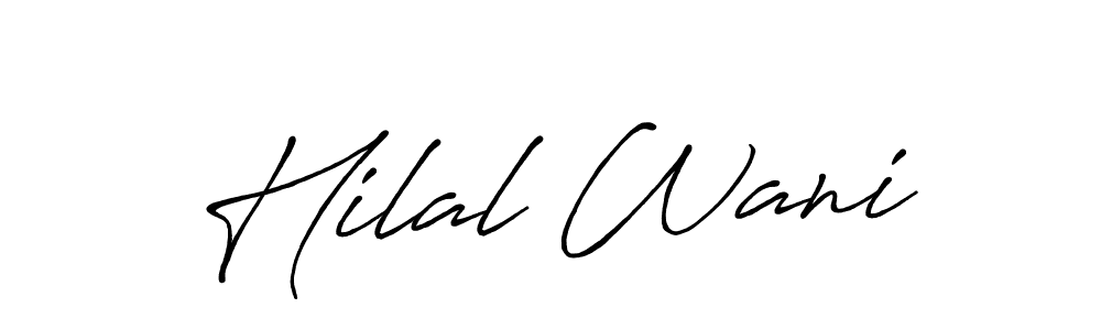 How to Draw Hilal Wani signature style? Antro_Vectra_Bolder is a latest design signature styles for name Hilal Wani. Hilal Wani signature style 7 images and pictures png