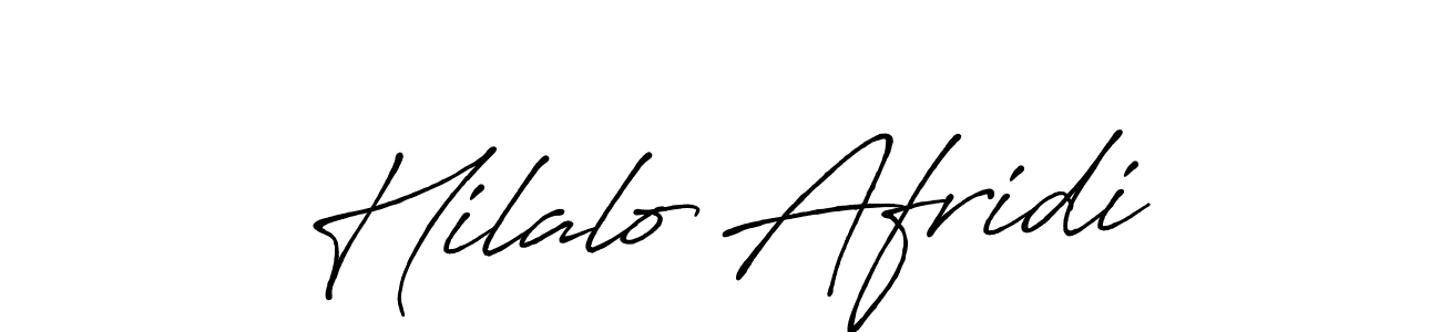 Also You can easily find your signature by using the search form. We will create Hilalo Afridi name handwritten signature images for you free of cost using Antro_Vectra_Bolder sign style. Hilalo Afridi signature style 7 images and pictures png