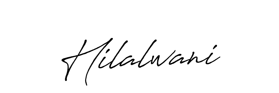 How to make Hilalwani signature? Antro_Vectra_Bolder is a professional autograph style. Create handwritten signature for Hilalwani name. Hilalwani signature style 7 images and pictures png