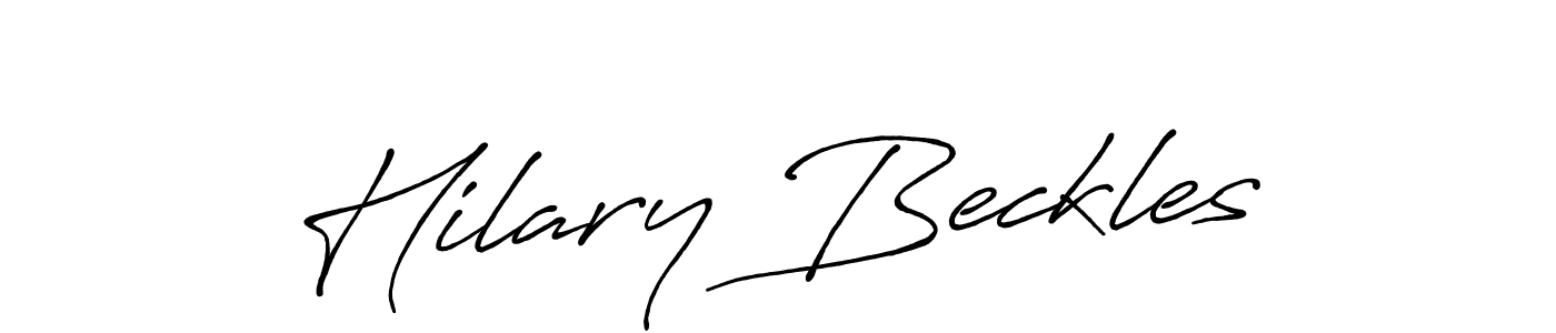 It looks lik you need a new signature style for name Hilary Beckles. Design unique handwritten (Antro_Vectra_Bolder) signature with our free signature maker in just a few clicks. Hilary Beckles signature style 7 images and pictures png