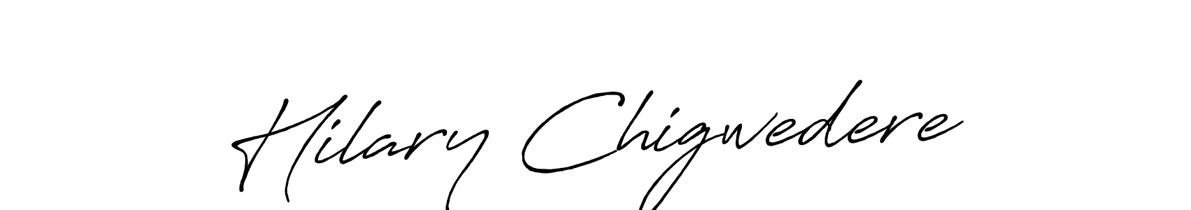 Hilary Chigwedere stylish signature style. Best Handwritten Sign (Antro_Vectra_Bolder) for my name. Handwritten Signature Collection Ideas for my name Hilary Chigwedere. Hilary Chigwedere signature style 7 images and pictures png