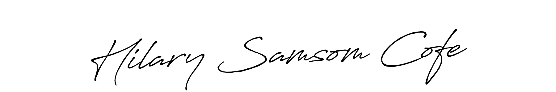 You can use this online signature creator to create a handwritten signature for the name Hilary Samsom Cofe. This is the best online autograph maker. Hilary Samsom Cofe signature style 7 images and pictures png