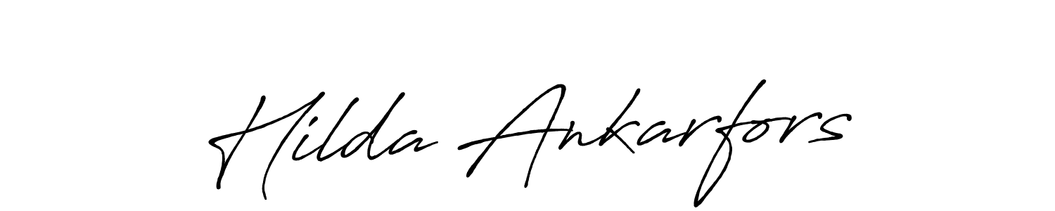 Also we have Hilda Ankarfors name is the best signature style. Create professional handwritten signature collection using Antro_Vectra_Bolder autograph style. Hilda Ankarfors signature style 7 images and pictures png