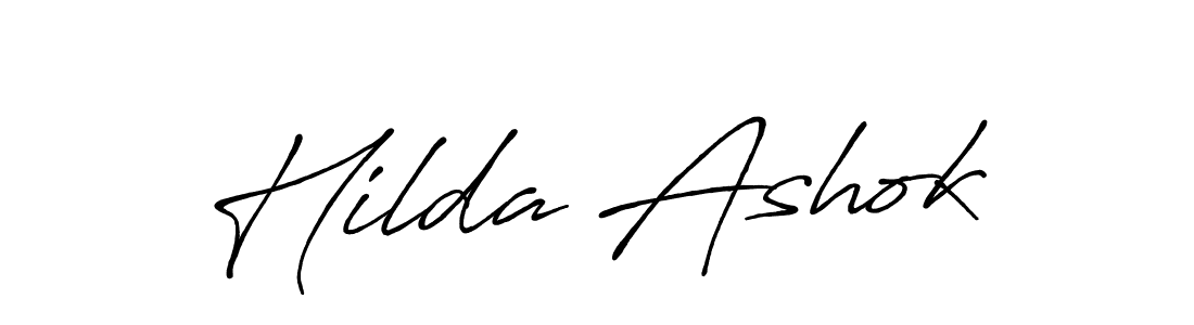 Make a beautiful signature design for name Hilda Ashok. Use this online signature maker to create a handwritten signature for free. Hilda Ashok signature style 7 images and pictures png