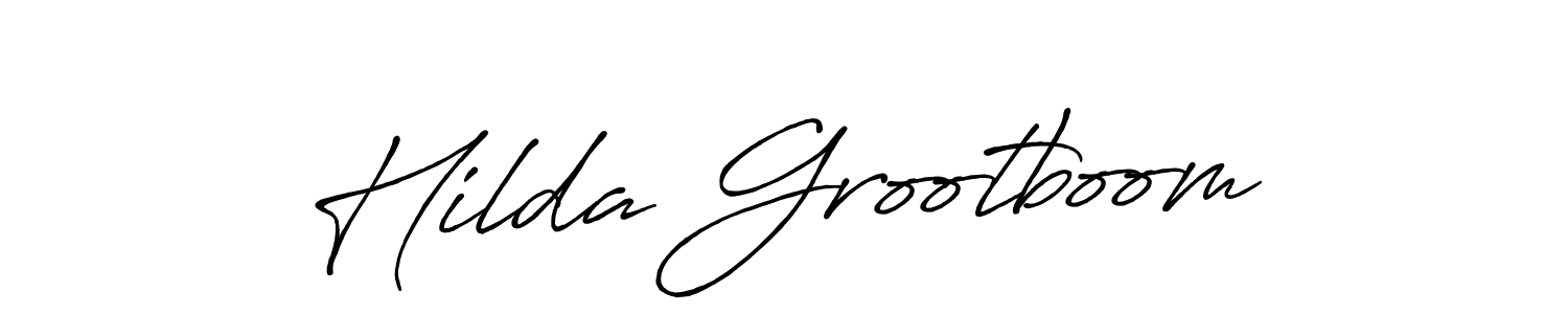 You should practise on your own different ways (Antro_Vectra_Bolder) to write your name (Hilda Grootboom) in signature. don't let someone else do it for you. Hilda Grootboom signature style 7 images and pictures png