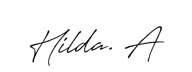 Similarly Antro_Vectra_Bolder is the best handwritten signature design. Signature creator online .You can use it as an online autograph creator for name Hilda. A. Hilda. A signature style 7 images and pictures png