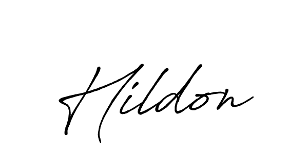 Make a beautiful signature design for name Hildon. Use this online signature maker to create a handwritten signature for free. Hildon signature style 7 images and pictures png