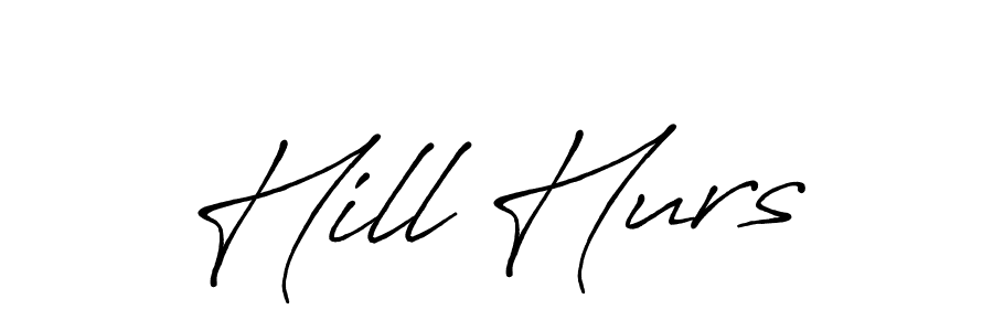 Use a signature maker to create a handwritten signature online. With this signature software, you can design (Antro_Vectra_Bolder) your own signature for name Hill Hurs. Hill Hurs signature style 7 images and pictures png