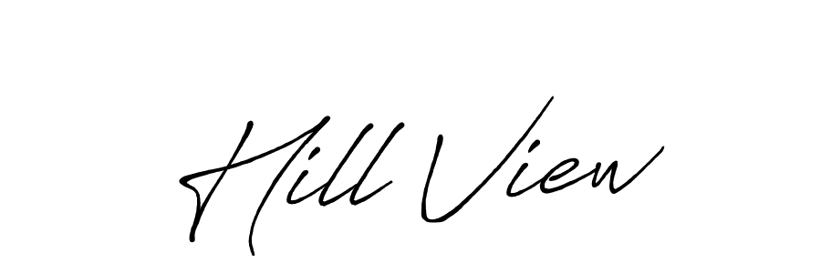 Best and Professional Signature Style for Hill View. Antro_Vectra_Bolder Best Signature Style Collection. Hill View signature style 7 images and pictures png