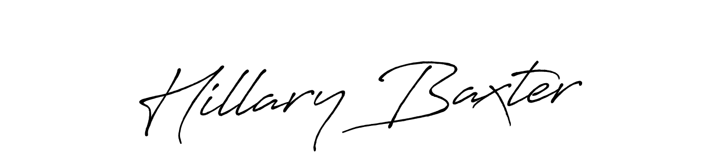 Antro_Vectra_Bolder is a professional signature style that is perfect for those who want to add a touch of class to their signature. It is also a great choice for those who want to make their signature more unique. Get Hillary Baxter name to fancy signature for free. Hillary Baxter signature style 7 images and pictures png