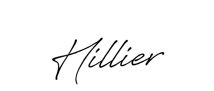 Make a beautiful signature design for name Hillier. Use this online signature maker to create a handwritten signature for free. Hillier signature style 7 images and pictures png