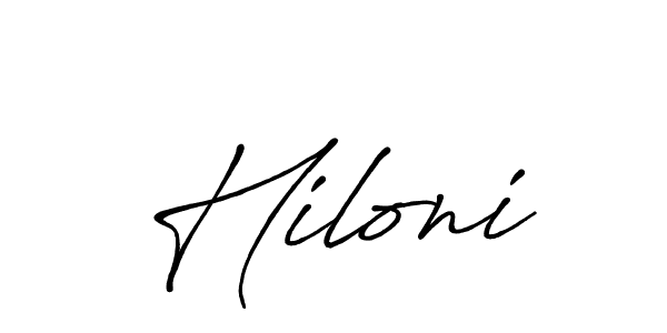 See photos of Hiloni official signature by Spectra . Check more albums & portfolios. Read reviews & check more about Antro_Vectra_Bolder font. Hiloni signature style 7 images and pictures png