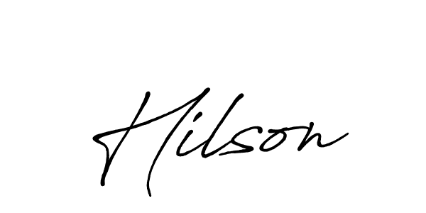 It looks lik you need a new signature style for name Hilson. Design unique handwritten (Antro_Vectra_Bolder) signature with our free signature maker in just a few clicks. Hilson signature style 7 images and pictures png
