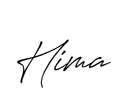 Also we have Hima name is the best signature style. Create professional handwritten signature collection using Antro_Vectra_Bolder autograph style. Hima signature style 7 images and pictures png