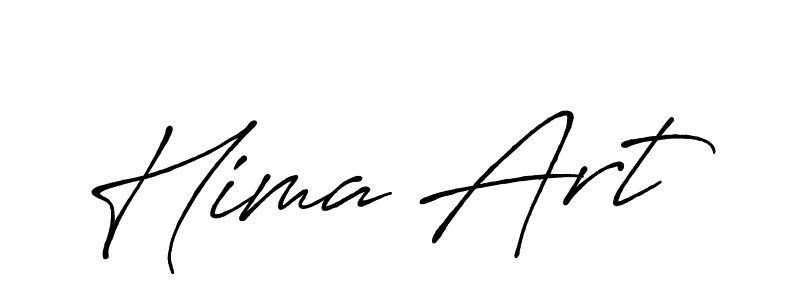 How to make Hima Art signature? Antro_Vectra_Bolder is a professional autograph style. Create handwritten signature for Hima Art name. Hima Art signature style 7 images and pictures png