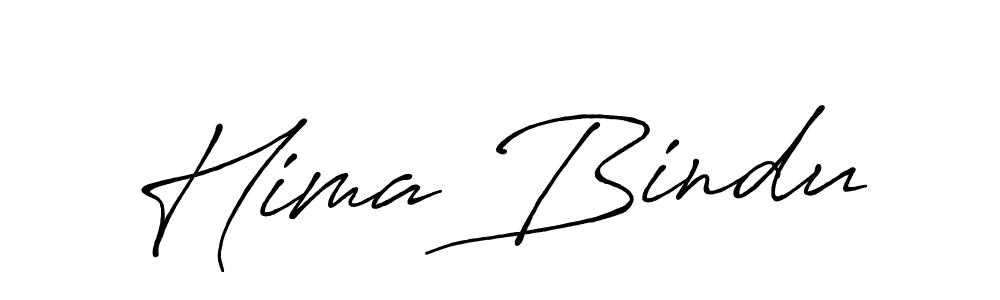 Make a beautiful signature design for name Hima Bindu. With this signature (Antro_Vectra_Bolder) style, you can create a handwritten signature for free. Hima Bindu signature style 7 images and pictures png