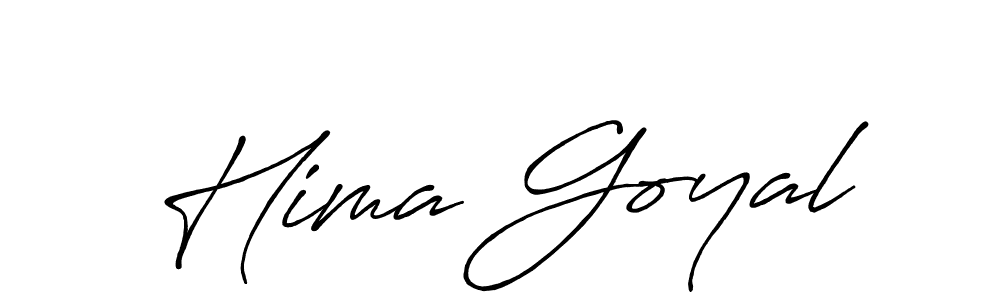 The best way (Antro_Vectra_Bolder) to make a short signature is to pick only two or three words in your name. The name Hima Goyal include a total of six letters. For converting this name. Hima Goyal signature style 7 images and pictures png