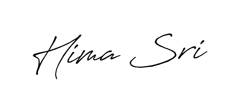 How to make Hima Sri signature? Antro_Vectra_Bolder is a professional autograph style. Create handwritten signature for Hima Sri name. Hima Sri signature style 7 images and pictures png