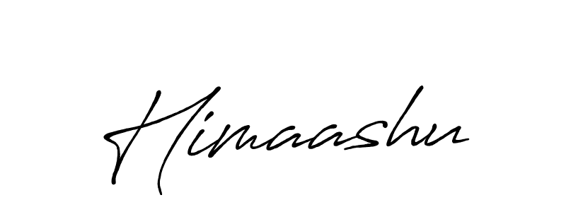 How to make Himaashu signature? Antro_Vectra_Bolder is a professional autograph style. Create handwritten signature for Himaashu name. Himaashu signature style 7 images and pictures png