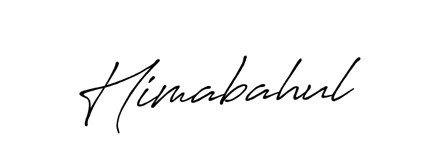 Himabahul stylish signature style. Best Handwritten Sign (Antro_Vectra_Bolder) for my name. Handwritten Signature Collection Ideas for my name Himabahul. Himabahul signature style 7 images and pictures png
