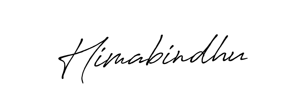 Make a beautiful signature design for name Himabindhu. With this signature (Antro_Vectra_Bolder) style, you can create a handwritten signature for free. Himabindhu signature style 7 images and pictures png