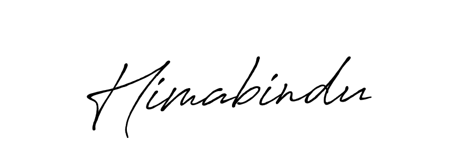Design your own signature with our free online signature maker. With this signature software, you can create a handwritten (Antro_Vectra_Bolder) signature for name Himabindu. Himabindu signature style 7 images and pictures png