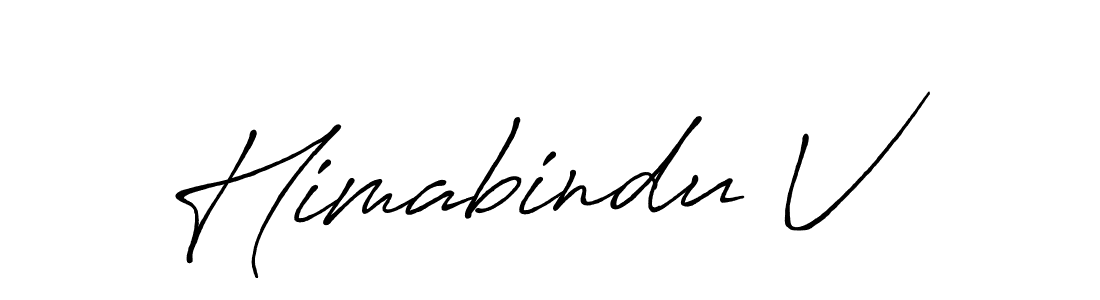Antro_Vectra_Bolder is a professional signature style that is perfect for those who want to add a touch of class to their signature. It is also a great choice for those who want to make their signature more unique. Get Himabindu V name to fancy signature for free. Himabindu V signature style 7 images and pictures png