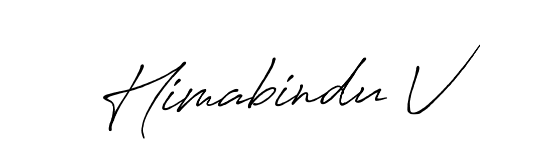 Antro_Vectra_Bolder is a professional signature style that is perfect for those who want to add a touch of class to their signature. It is also a great choice for those who want to make their signature more unique. Get Himabindu V name to fancy signature for free. Himabindu V signature style 7 images and pictures png