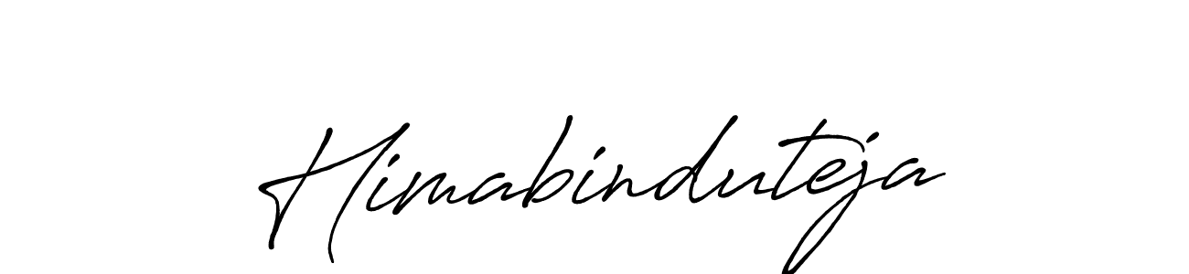 Also we have Himabinduteja name is the best signature style. Create professional handwritten signature collection using Antro_Vectra_Bolder autograph style. Himabinduteja signature style 7 images and pictures png