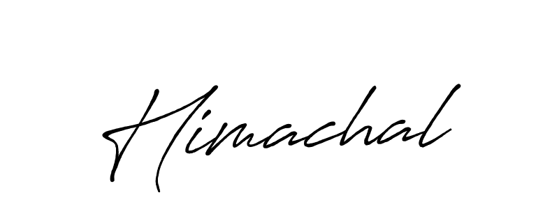 Use a signature maker to create a handwritten signature online. With this signature software, you can design (Antro_Vectra_Bolder) your own signature for name Himachal. Himachal signature style 7 images and pictures png