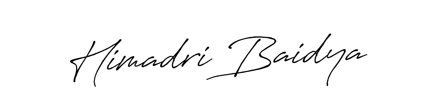 Also we have Himadri Baidya name is the best signature style. Create professional handwritten signature collection using Antro_Vectra_Bolder autograph style. Himadri Baidya signature style 7 images and pictures png
