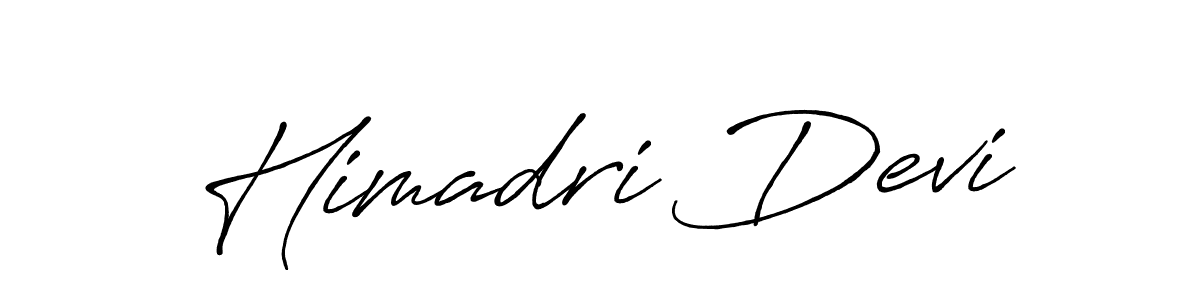 Himadri Devi stylish signature style. Best Handwritten Sign (Antro_Vectra_Bolder) for my name. Handwritten Signature Collection Ideas for my name Himadri Devi. Himadri Devi signature style 7 images and pictures png