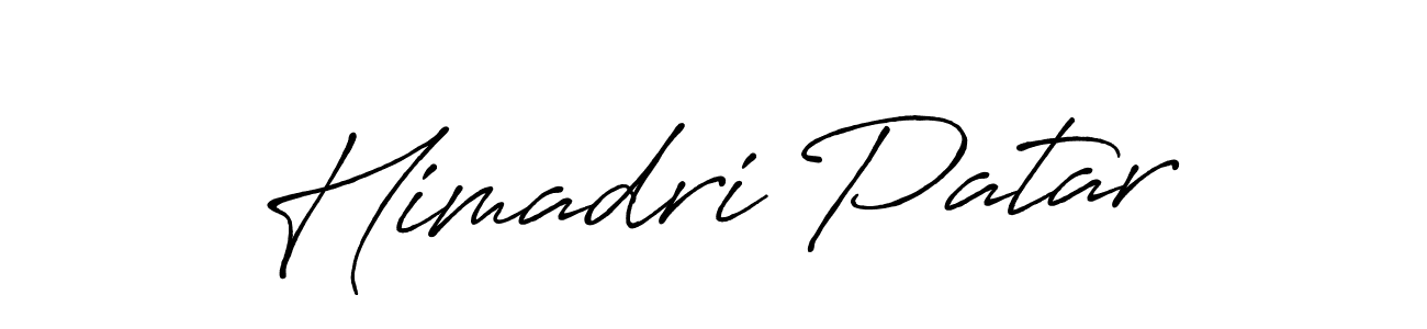 How to make Himadri Patar signature? Antro_Vectra_Bolder is a professional autograph style. Create handwritten signature for Himadri Patar name. Himadri Patar signature style 7 images and pictures png