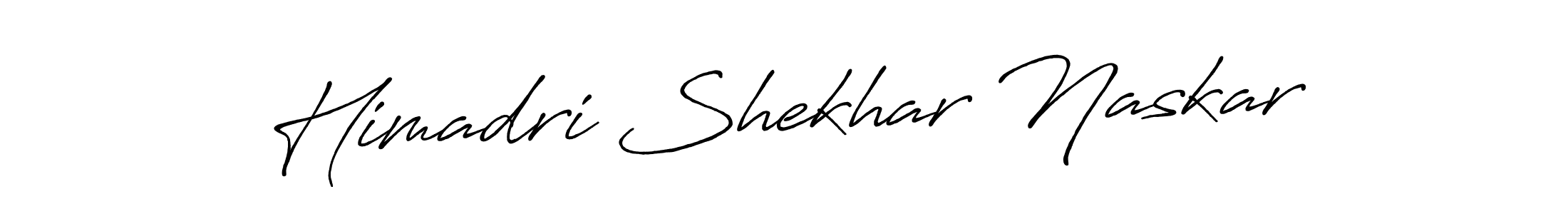 How to make Himadri Shekhar Naskar signature? Antro_Vectra_Bolder is a professional autograph style. Create handwritten signature for Himadri Shekhar Naskar name. Himadri Shekhar Naskar signature style 7 images and pictures png