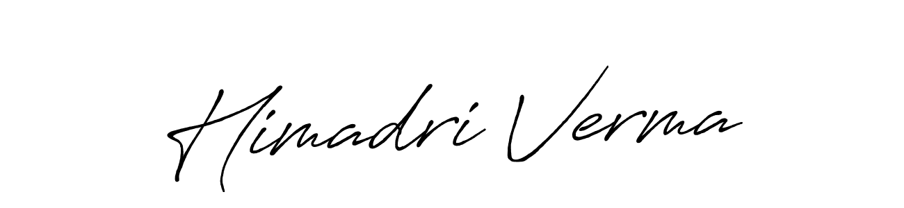 Make a beautiful signature design for name Himadri Verma. Use this online signature maker to create a handwritten signature for free. Himadri Verma signature style 7 images and pictures png