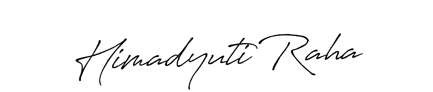 How to make Himadyuti Raha signature? Antro_Vectra_Bolder is a professional autograph style. Create handwritten signature for Himadyuti Raha name. Himadyuti Raha signature style 7 images and pictures png